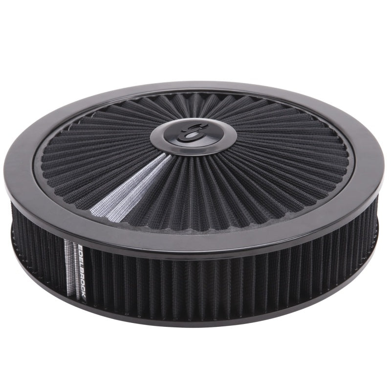 Edelbrock Air Cleaner Pro-Flo High-Flow Series Round Filtered Top 14In Dia X 3 125In Dropped Base-thumbmail-2