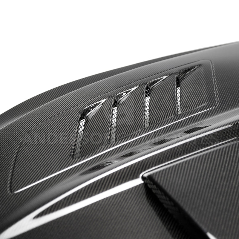Anderson Composites 2018-2019 Ford Mustang Ram Air Double Sided Carbon Fiber Hood-thumbmail-7
