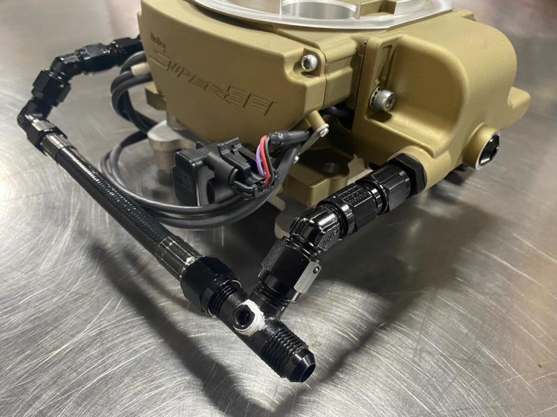 Fragola 6AN Holly Sniper Q-Jet EFI Feed Line - Black Hose-thumbmail-3