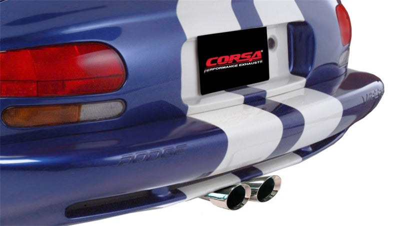 Corsa 96-02 Dodge Viper GTS 8.0L V10 Polished Sport Cat-Back Exhaust w/3in Inlet-thumbmail-4