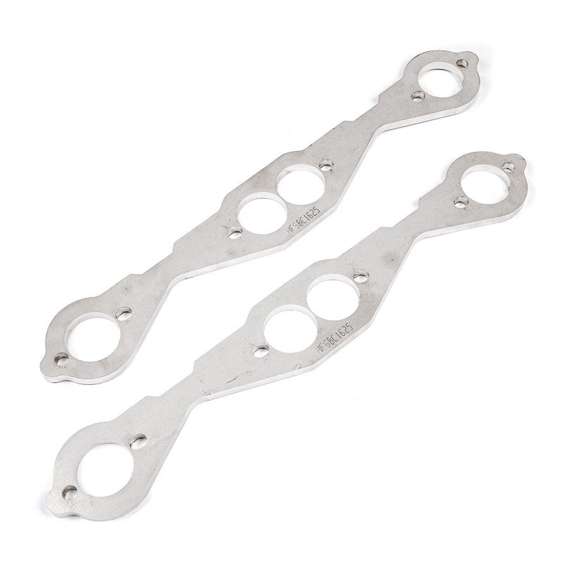 Stainless Works Small Block Chevy Round Port Header 304SS Exhaust Flanges 1-5/8in Primaries-thumbmail-2