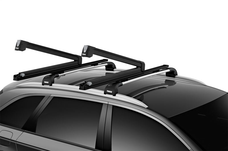 Thule SnowPack Extender Slide-out Ski/Snowboard Rack (Up to 6 Pair Skis/4 Snowboards) - Black-thumbmail-11