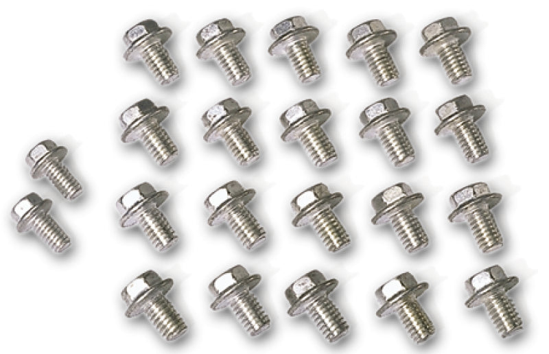 Moroso Chevrolet Small Block/Oldsmobile (w/Multi-Piece Gaskets) Oil Pan Bolts - Set of 18-thumbmail-1