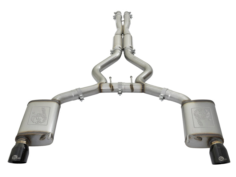 aFe 20-22 Audi RS6 Avant V8 4L (tt) MACH Force-Xp 3in to 2.5in 304 SS Cat-Back Exhaust w/ Black Tip-thumbmail-12