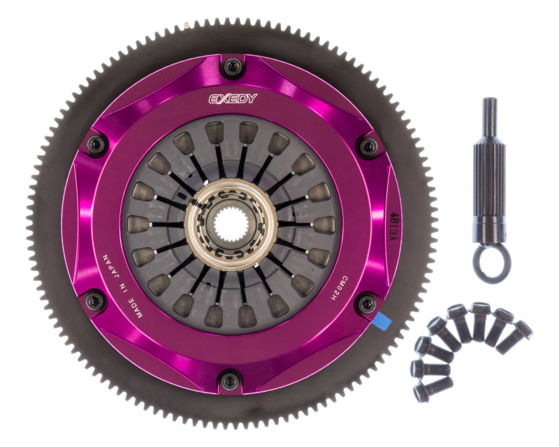 Exedy 2002-2005 Subaru Impreza WRX H4 Hyper Triple Cerametallic Clutch Rigid Disc Pull Type Cover-thumbmail-6