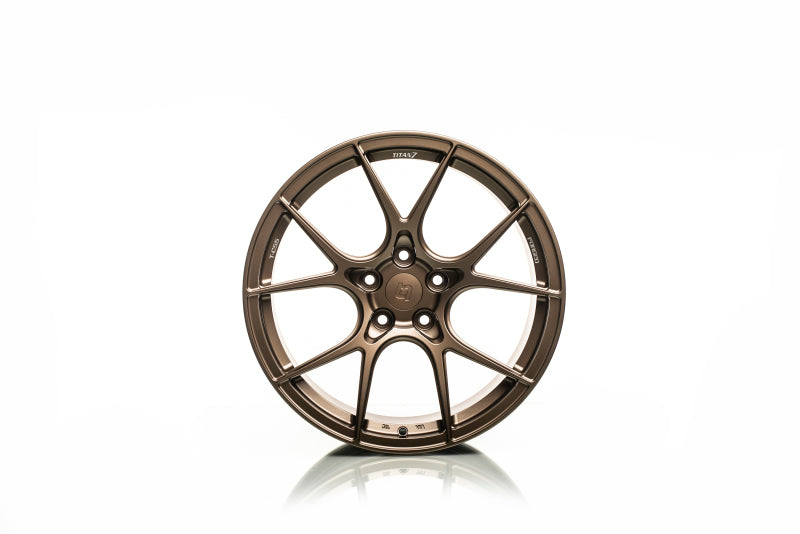 Titan 7 T-CS5 18x9.5 5x114.3 +40 Offset / 73 CB Techna Bronze Wheel (Hub Ring Req.)-thumbmail-10