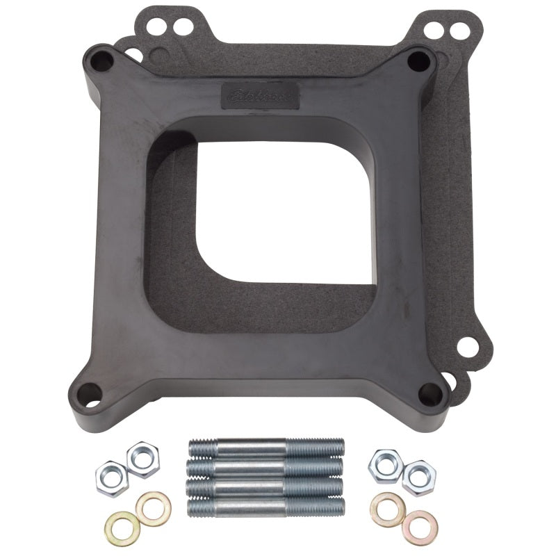 Edelbrock Carb Spacer 1-Inch 1-Hole-thumbmail-3