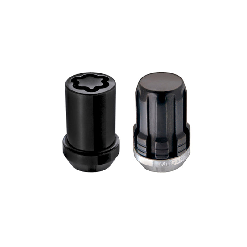 McGard SplineDrive Tuner 4 Lug Install Kit w/Locks & Tool (Cone) M12X1.5 / 13/16 Hex - Black-thumbmail-4