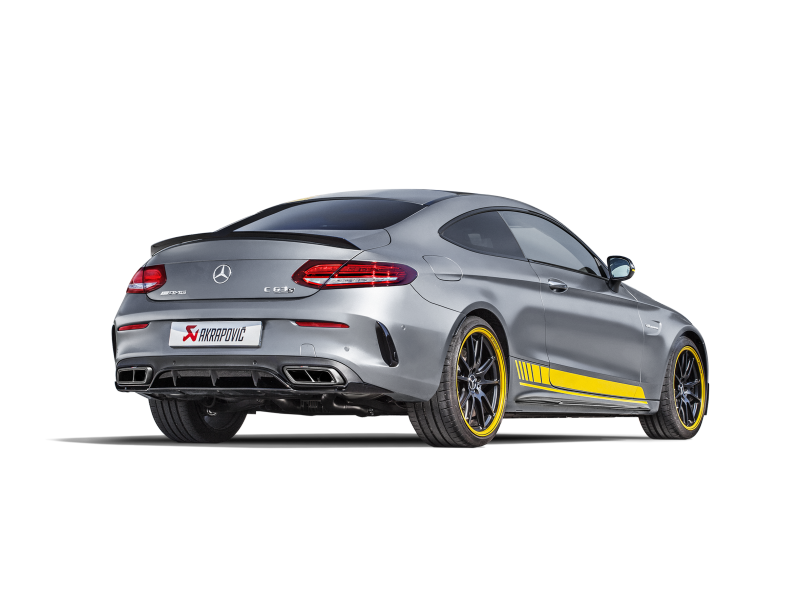 Akrapovic 16-17 AMG C63 Coupe Evolution Line Cat Back (Titanium) w/ Carbon Tips (Req. Link Pipe)-thumbmail-3