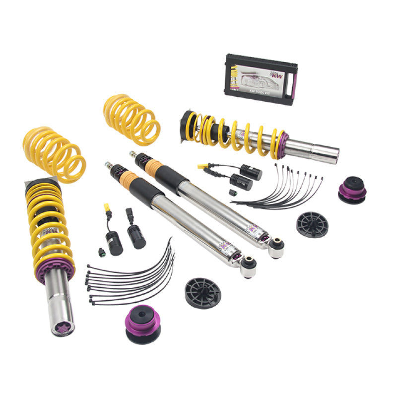 KW Coilover Kit V3 2017+ Audi A4 (B9) Sedan 2wd w/ Electronic Dampers-thumbmail-7