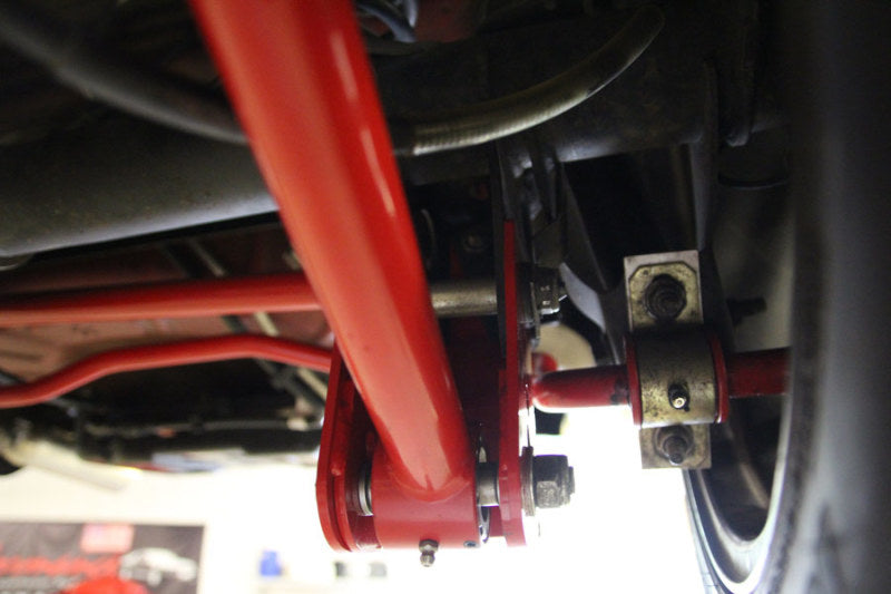 UMI Performance 05-14 Ford Mustang Rear Control Arm Relocation Brackets- Bolt In-thumbmail-8