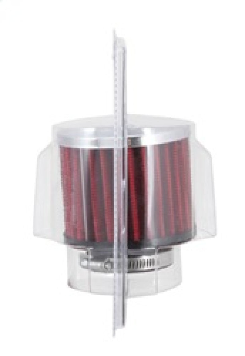 K&N 1.5in Flange ID x 3in OD x 2.5in H Chrome Finish Rubber Base Crankcase Vent Filter-thumbmail-13