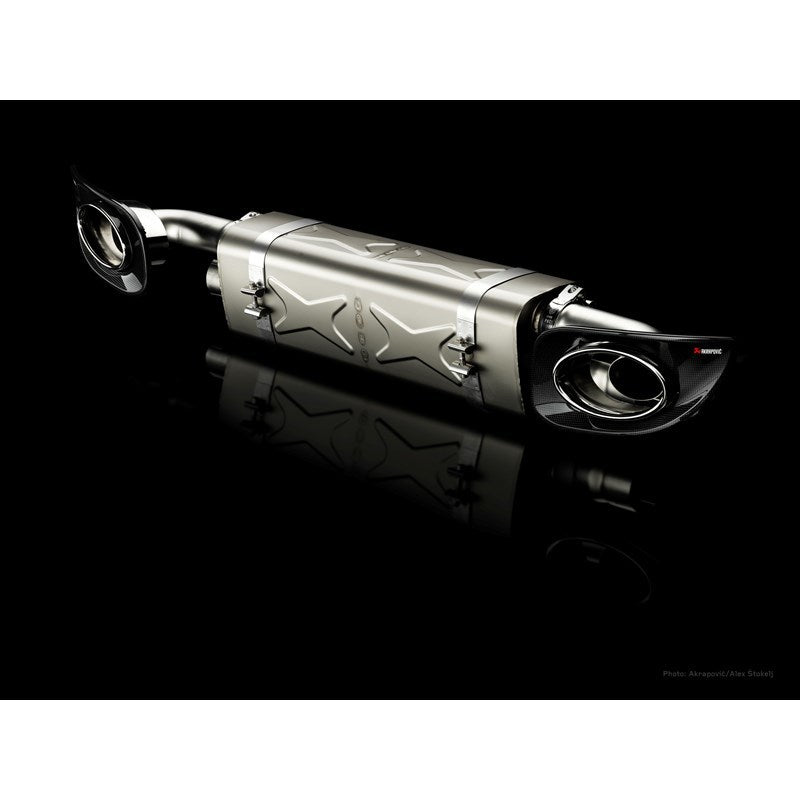 Akrapovic 10-13 Porsche 911 Turbo / Turbo S (997 FL) Slip-On Line (Titanium) w/ Titanium Tips-thumbmail-6