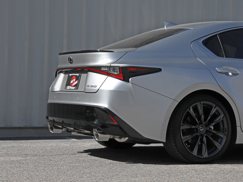 aFe Lexus IS350 14-22 V6-3.5L Takeda Axle-Back Exhaust System- Polished Tip-thumbmail-5