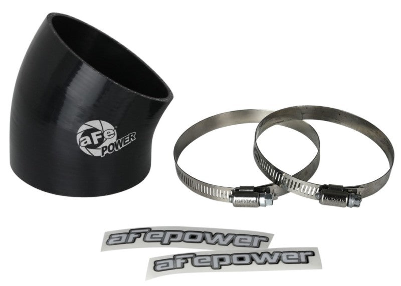 aFe MagnumFORCE Air Intake System Spare Parts Kit 3-1/2in ID x 30 Deg. Silicone Elbow Coupler -Black-thumbmail-3