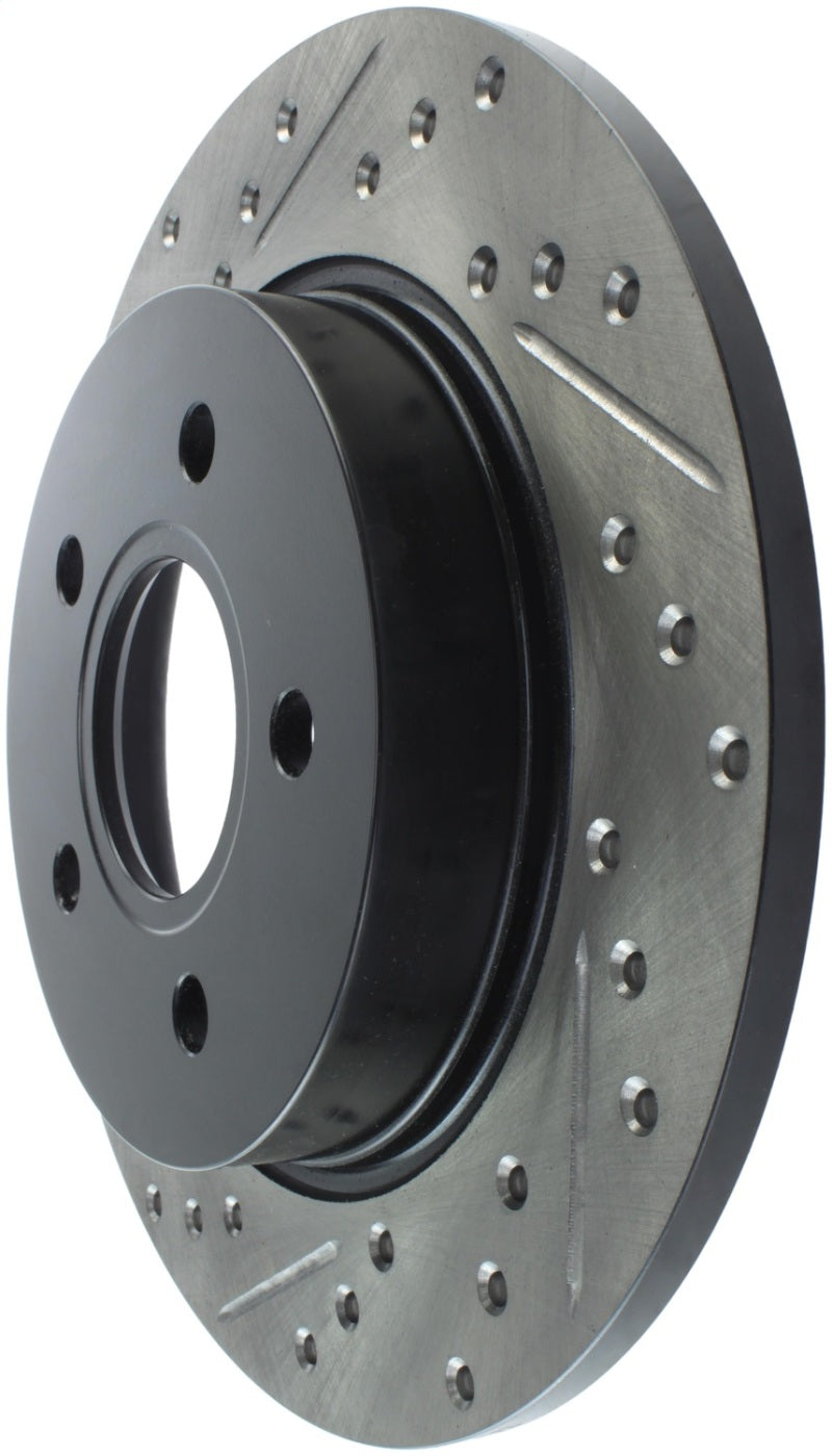 StopTech 12-15 Ford Focus w/ Rear Disc Brakes Rear Right Slotted & Drilled Rotor-thumbmail-7