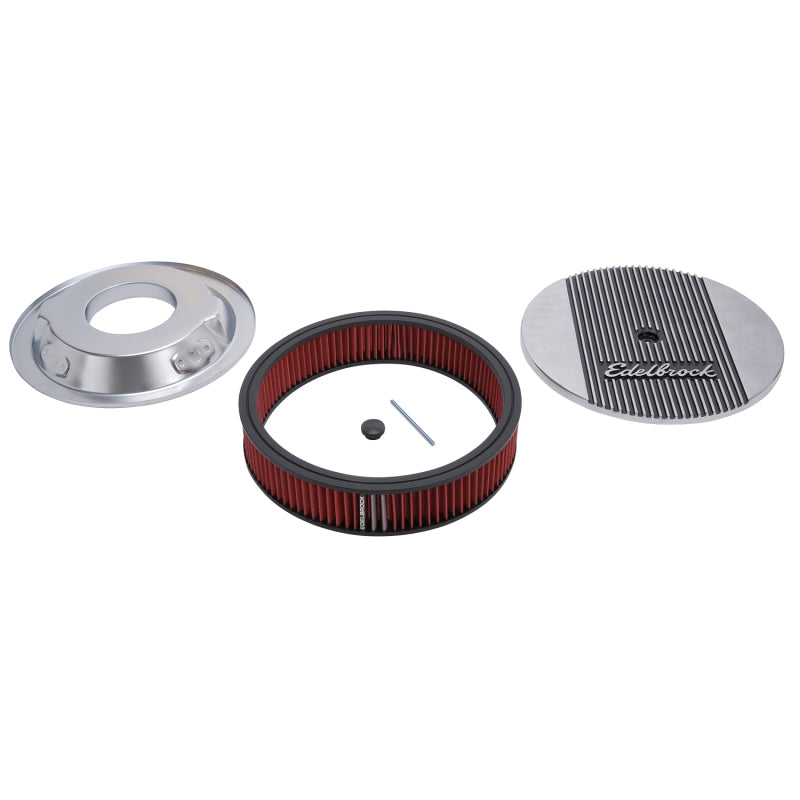 Edelbrock Air Cleaner Elite II 14In Diameter w/ 3In Element Polished-thumbmail-11