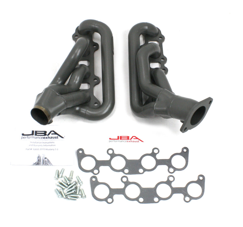 JBA 15-20 Ford Mustang 5.0L Coyote 1-3/4in Primary Ti Ctd Cat4Ward Header-thumbmail-2