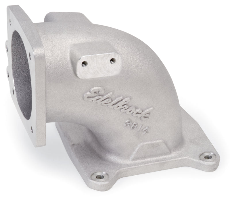 Edelbrock EFI Intake Elbow Universal 100 Deg 95mm T B to 4500 Dominator Flange Tall Profile-thumbmail-4