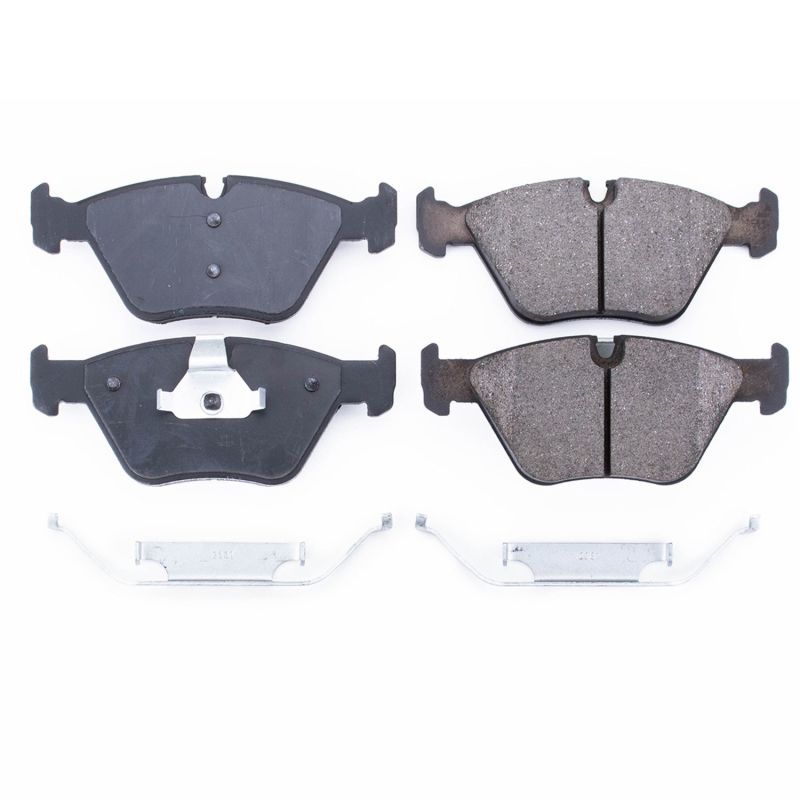 Power Stop 01-06 BMW 330Ci Front Z17 Evolution Ceramic Brake Pads w/Hardware-thumbmail-1