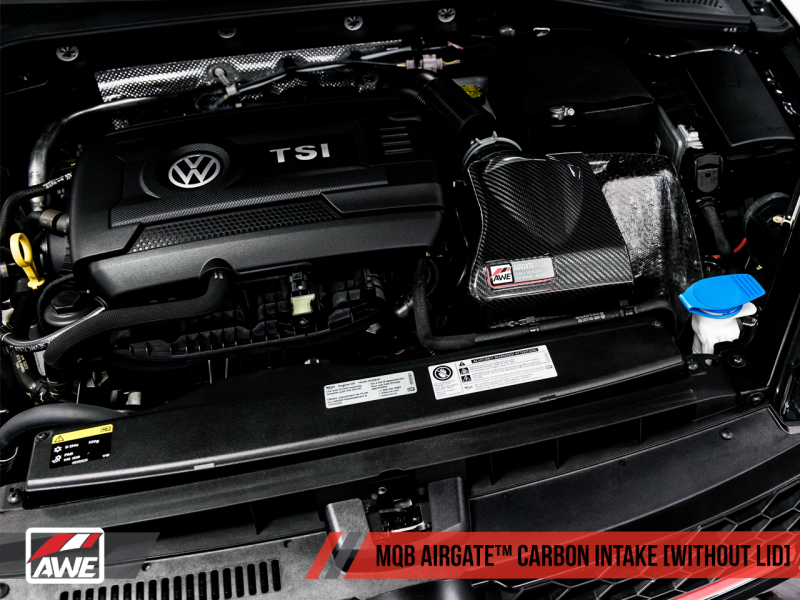 AWE Tuning Audi / Volkswagen MQB 1.8T/2.0T/Golf R Carbon Fiber AirGate Intake w/ Lid-thumbmail-20