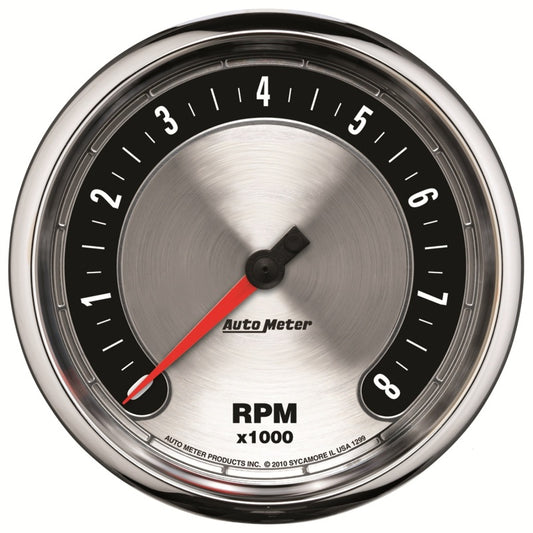 Autometer American Muscle 5in. 0-8K RPM In-Dash Tachometer Gauge