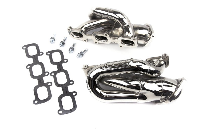 BBK 11-15 Mustang 3.7 V6 Shorty Tuned Length Exhaust Headers - 1-5/8 Silver Ceramic-thumbmail-4