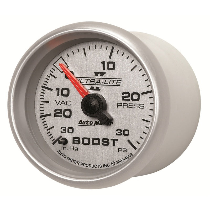 Autometer Ultra-Lite II 52mm 30 PSI Mechanical Boost Gauge-thumbmail-3