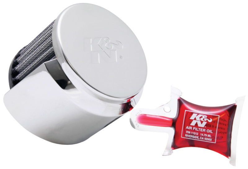 K&N 1in Flange L x 3in OD x 2.5in Height Clamp On Crankcase Vent Filter-thumbmail-3