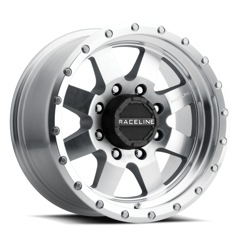 Raceline 935MC Defender 17x9in / 6x135 BP / 0mm Offset / 94mm Bore - Machined Wheel-thumbmail-1