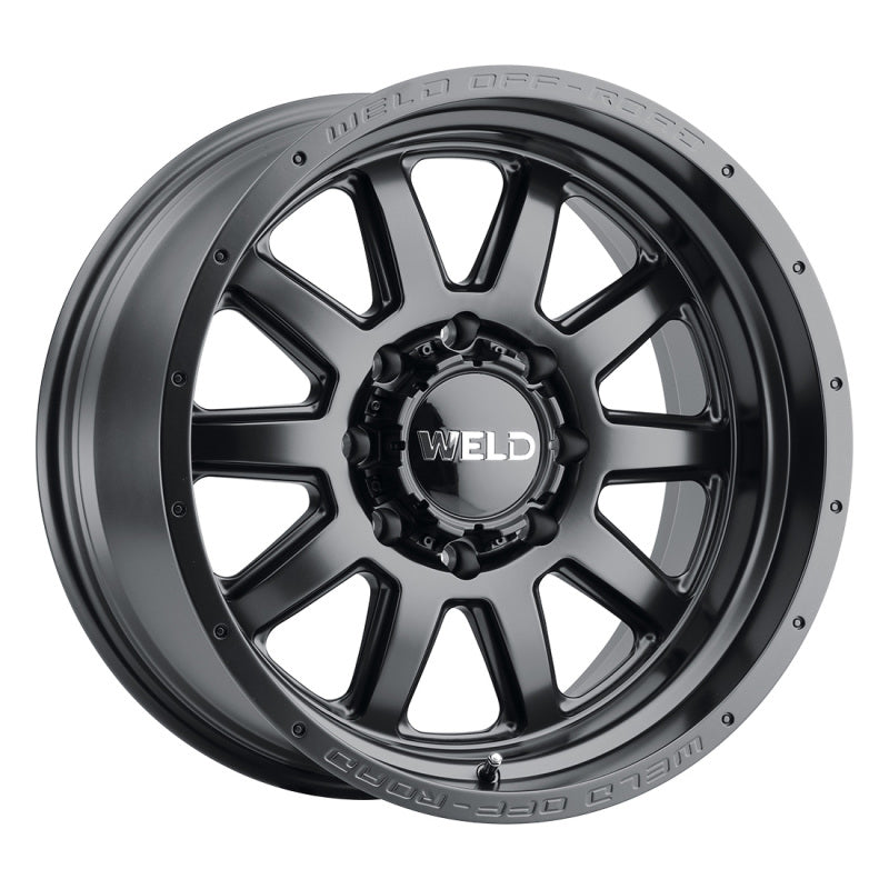 Weld Off-Road W101 20X9.0 Stealth 6X135 6X139.7 ET00 BS5.00 Satin Black 106.1-thumbmail-3