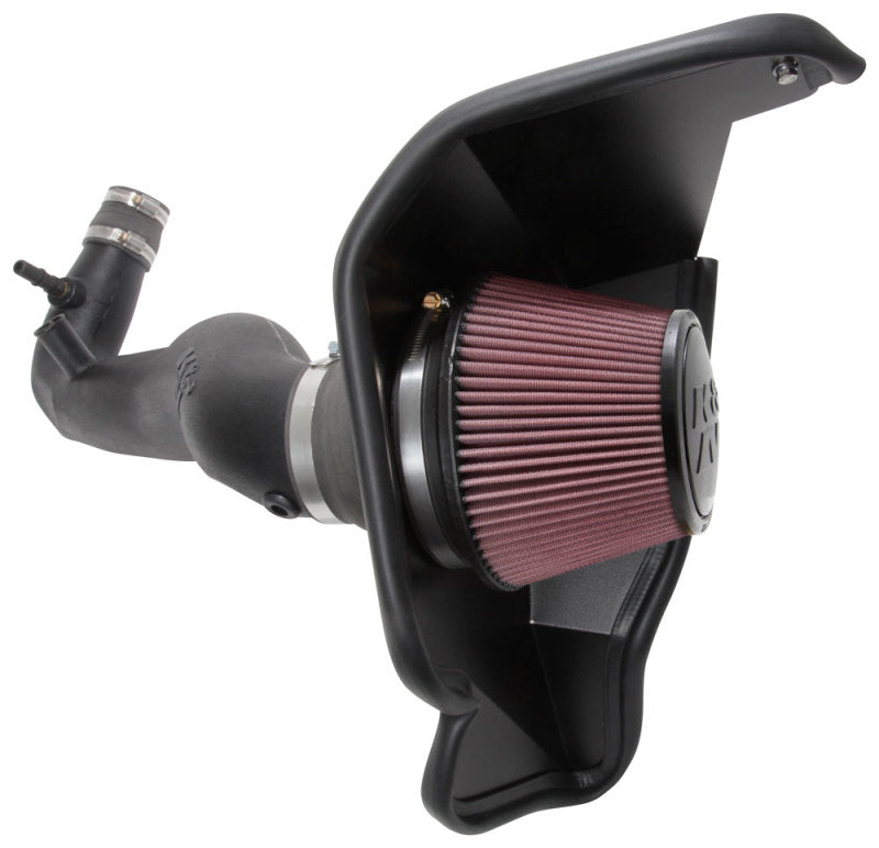 K&N 2018 Ford Mustang L4-2.3L F/I Aircharger Performance Intake-thumbmail-3