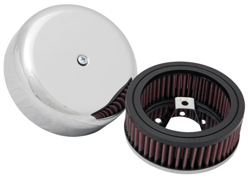 K&N 4in ID / 5.25in OD / 2in H Custom Assembly Filter designed to fit Harley-Davidson Motorcycles-thumbmail-2