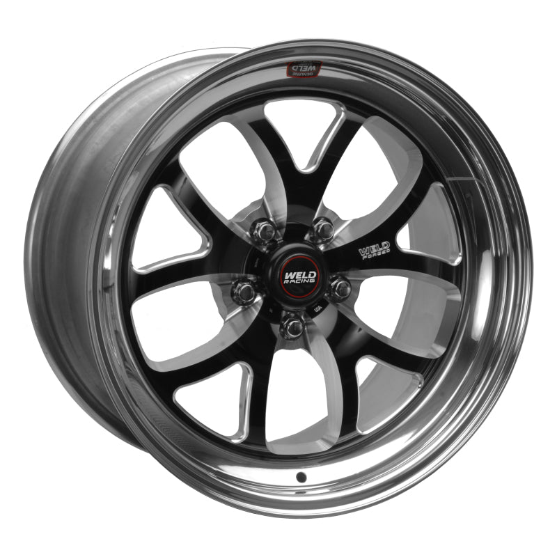 Weld S76 18x10 / 5x4.75 BP / 4.6in. BS Black Wheel (High Pad) - Non-Beadlock-thumbmail-1