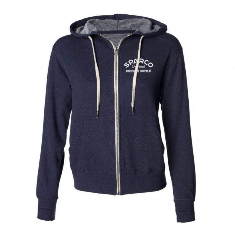 Sparco Sweatshirt ZIP Garage NVY - Large-thumbmail-2