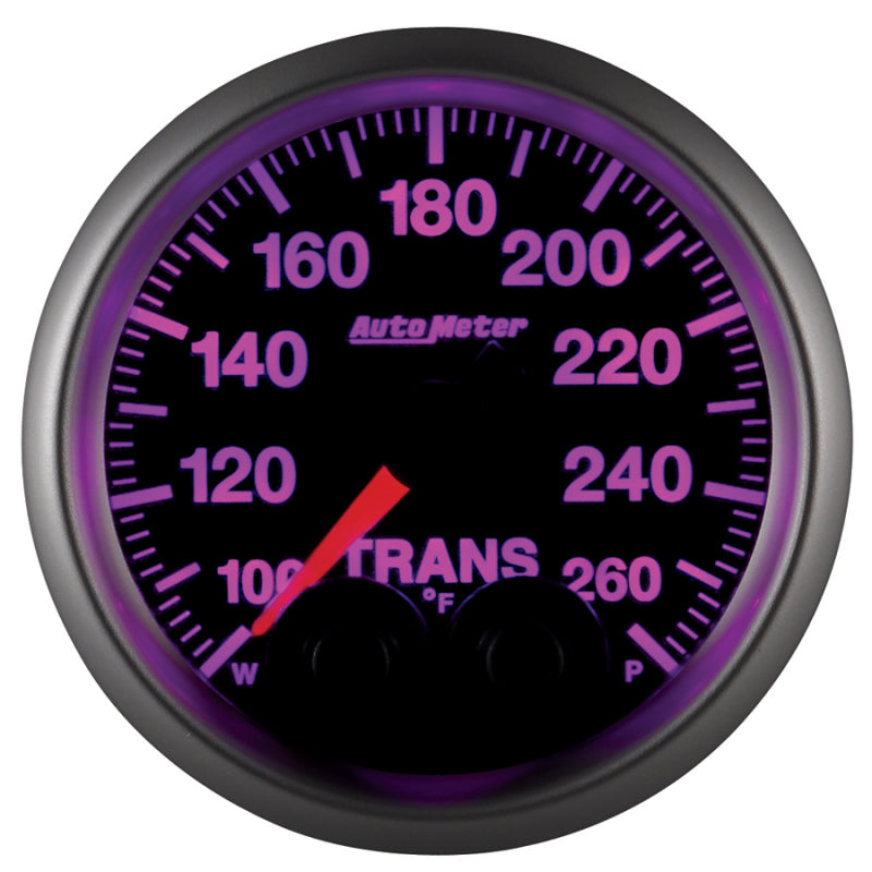 Autometer Elite 52mm 100-260 Degress F Trans Temperature Peak and Warn Gauge w/ Electonic Control-thumbmail-8
