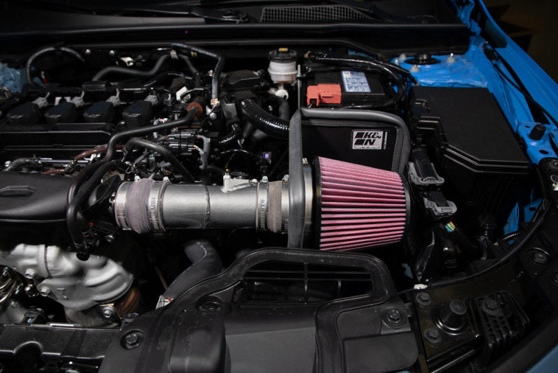 K&N 2022 Honda Civic 1.5L Turbo L4 Silver Typhoon Intake-thumbmail-5
