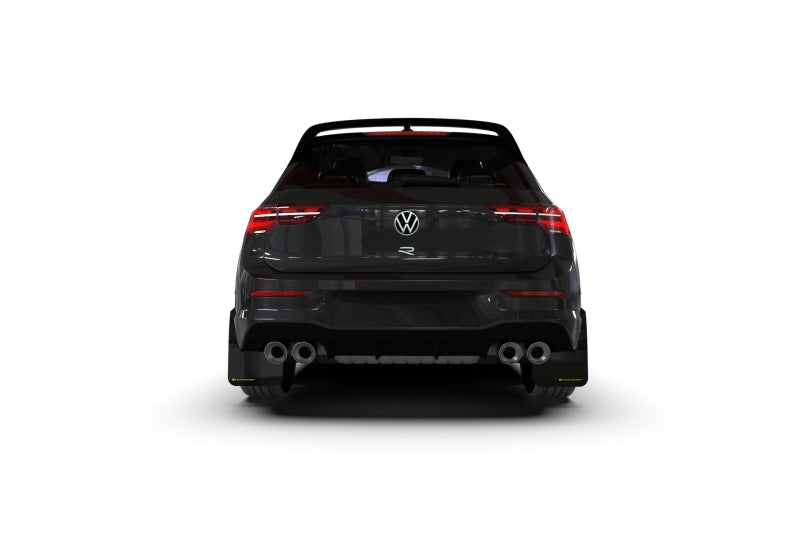 Rally Armor 2022 MK8 Volkswagen Golf GTI/R Black UR Mud Flap w/ White Logo-thumbmail-8