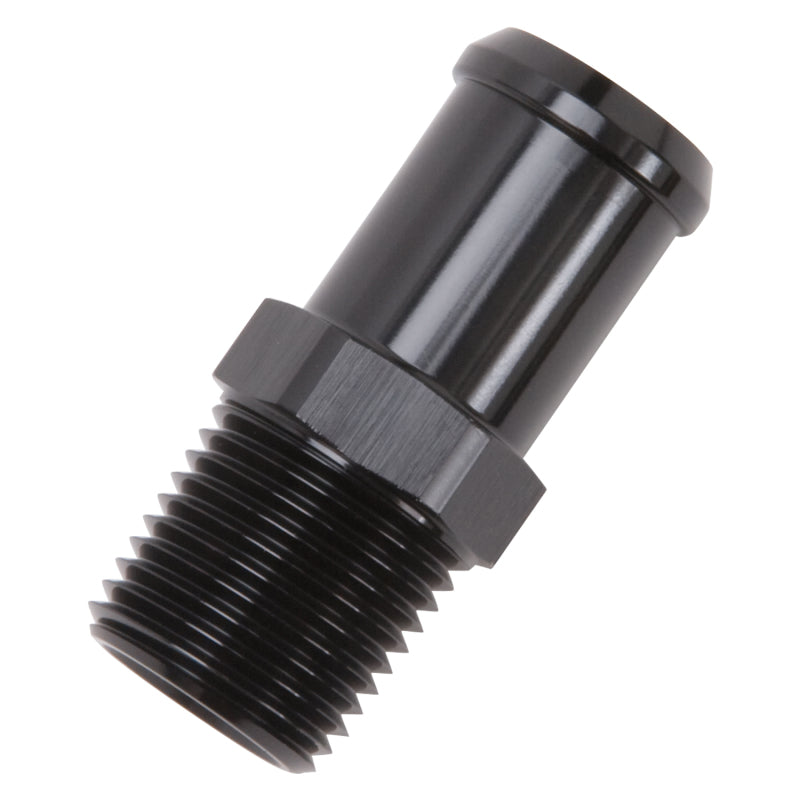Edelbrock Hose End Straight 1/2In NPT to 3/4In Barb Black Anodize-thumbmail-11