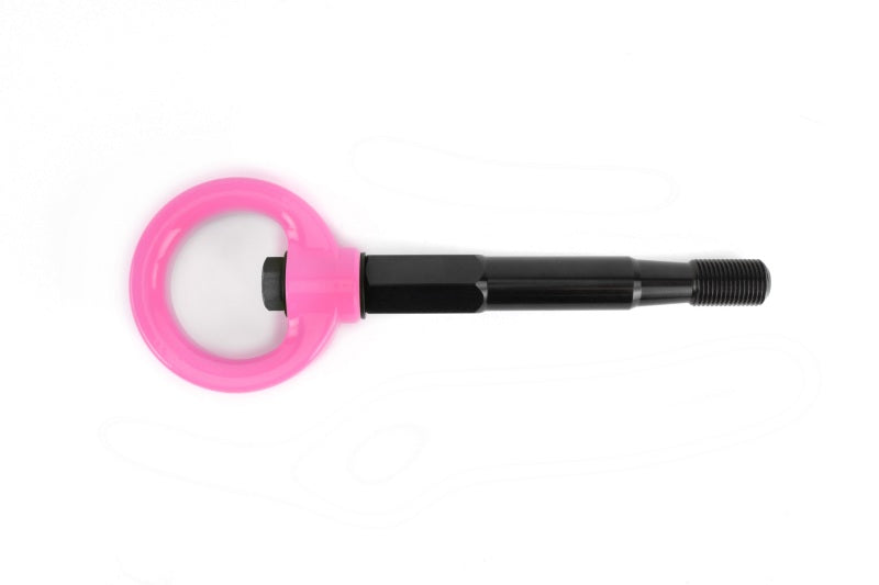 Perrin 15-17 Subaru WRX/STI Tow Hook Kit (Front) - Hyper Pink-thumbmail-4