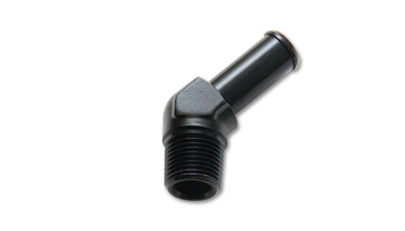 Vibrant Male NPT to Hose Barb Adapter 45 Degree NPT 3/8in Hose 5/16in-thumbmail-1