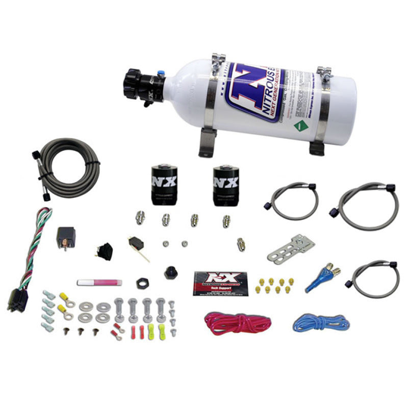 Nitrous Express Ford EFI Race Single Nozzle Nitrous Kit (100-250HP) w/5lb Bottle-thumbmail-2