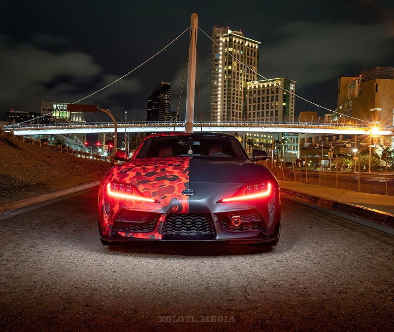 Oracle 20-21 Toyota Supra GR RGB+A Headlight DRL Upgrade Kit - ColorSHIFT w/ BC1 Controller-thumbmail-12