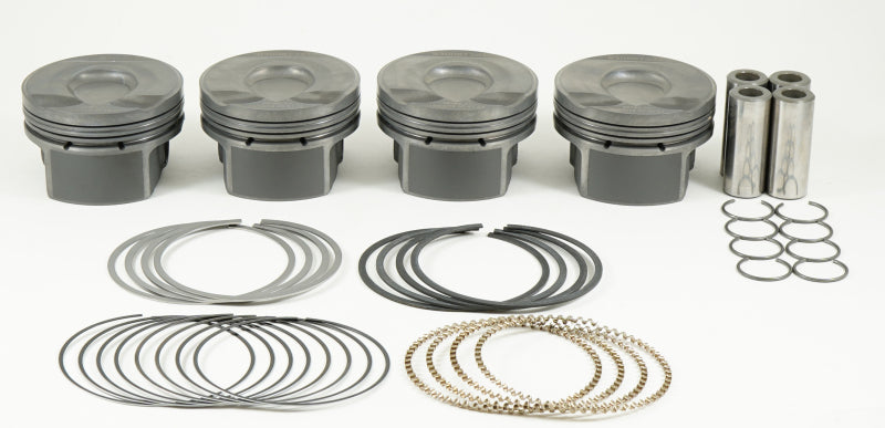 Mahle MS Piston Set 07+ Mini 77.50mm Bore 85.8mm Stroke 138.2mm Rod 20mm Pin 1cc 10.3 CR Set of 4-thumbmail-1