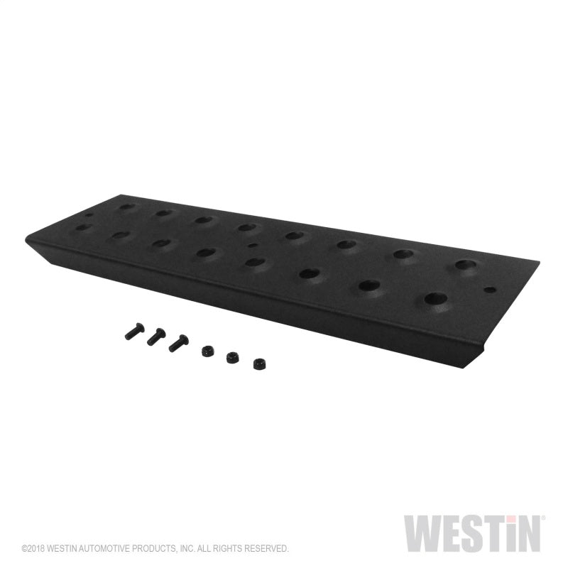Westin Replacement service kit includes 15.5 inch die stamped step pad and fasteners - Black-thumbmail-7