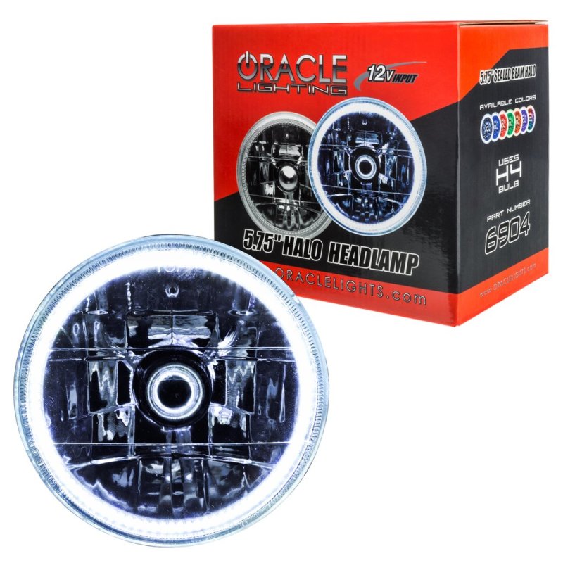 Oracle Pre-Installed Lights 5.75 IN. Sealed Beam - White Halo-thumbmail-2