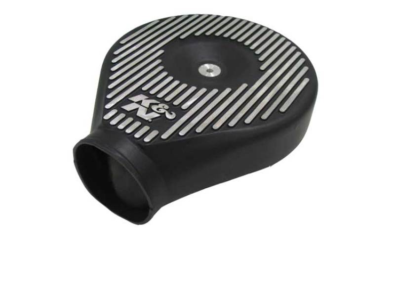 K&N Universal Plenum 11.89in L x 9in Dia x 4.75in H - Black-thumbmail-2