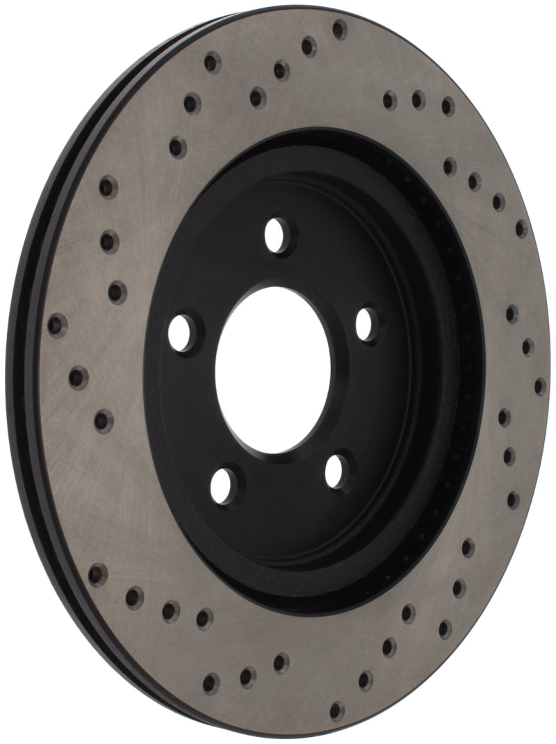 StopTech 05-10 Ford Mustang V6/4.0L / GT V8/4.6L Cross Drilled Right Rear Rotor-thumbmail-2