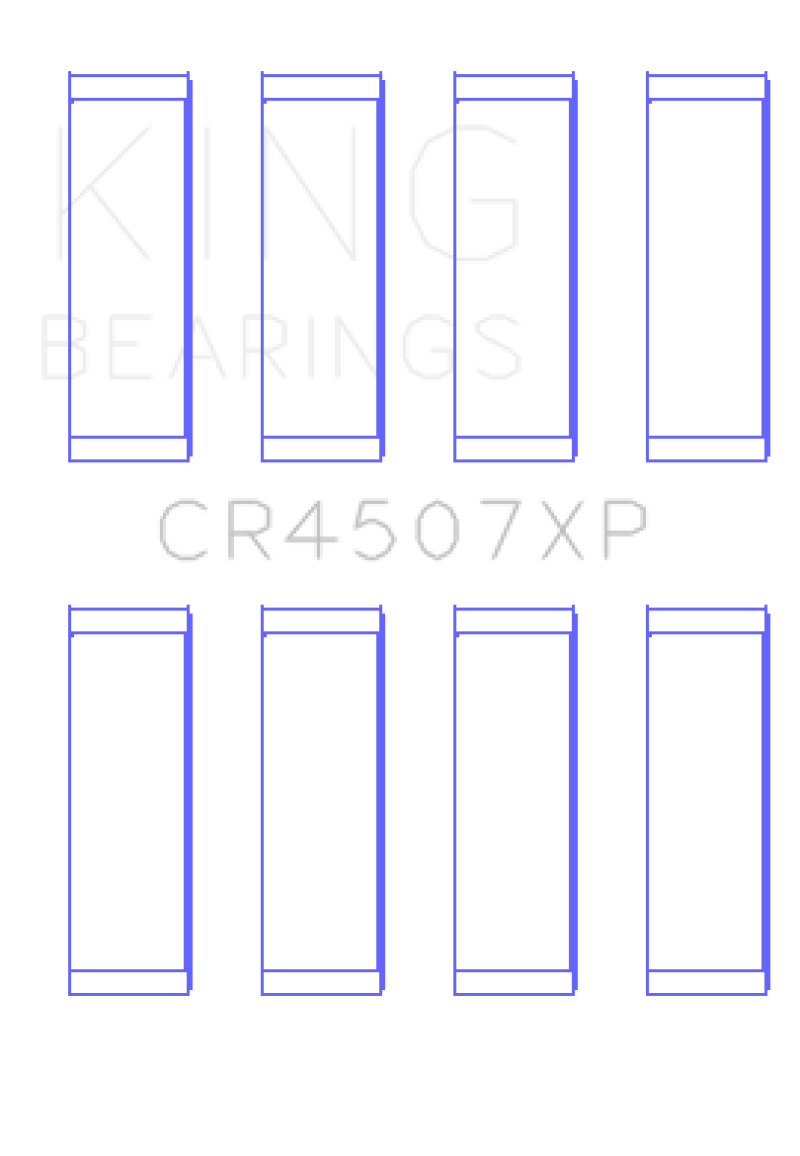 King Mazda MZR 2.3L 16V / Ford Duratec 2.3L 16V (Size .026) Connecting Rod Bearings (Set of 4)-thumbmail-2