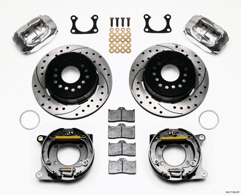 Wilwood Forged Dynalite P/S P-B Kit Drilled Polished Big Ford 2.36in Offset-thumbmail-1